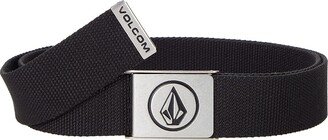 Circle Web Belt (Black 1) Men's Belts