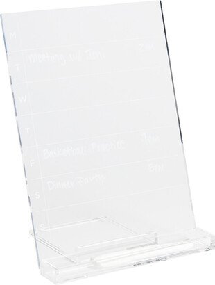 russell—hazel Acrylic Weekly Dry Erase Board Clear