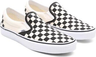 Classic Checkerboard Slip-On Sneakers