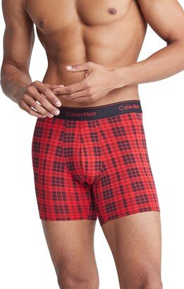 Modern Holiday Plaid Boxer Briefs