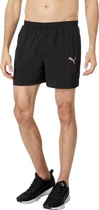 Run Favorite Woven 5 Session Shorts Black) Men's Clothing