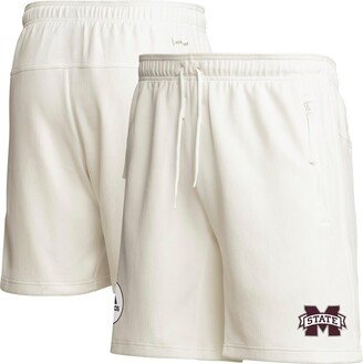 Men's Cream Mississippi State Bulldogs Zero Dye Aeroready Shorts