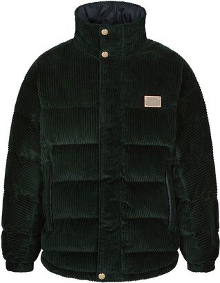 Reversible Velvet Padded Jacket