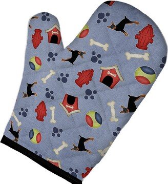 Dog House Collection Miniature Pinscher Oven Mitt