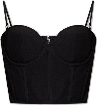 Corset Strapped Cropped Top