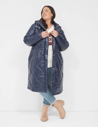 Snap-Front Puffer Jacket