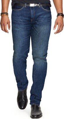 Varick Mens Straight Leg Distressed Slim Jeans