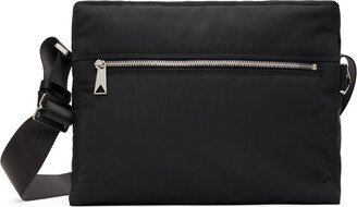 Black Padded Messenger Bag