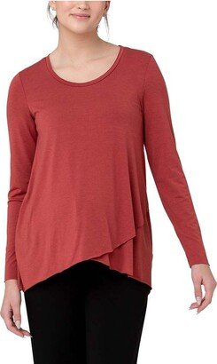 Raw Edge Nursing Top Spice