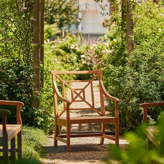 Fretwork Teak Garden Chair