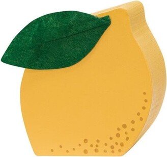 Lemon Chunky Sitter - H - 3.75 in. W - 1.25 in. L - 3.50 in.