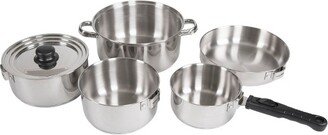 7 Piece Stainless Steel Clad Cook Set