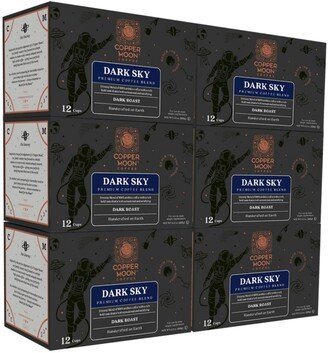 Copper Moon Coffee Dark Sky Blend Single Serve Coffee Pods, 72 Count