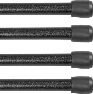 Fast Fit No Tools 7/16 Spring Tension Rod, 4-Pack