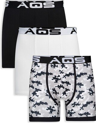 AQS 3-Pack Assorted Boxer Briefs-AB