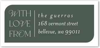 Address Labels: Simple Things Foil Address Label, Green, Address Label, Matte