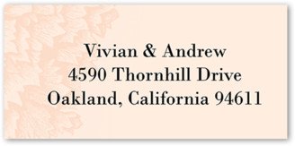 Address Labels: Grandeur Affair Address Label, Beige, Address Label, Matte