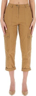 Tapered Leg Cargo Pants-AA