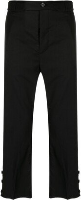 x ANOWHEREMAN cropped-leg trousers