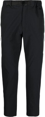 Elasticated-Waist Cropped Trousers-AH