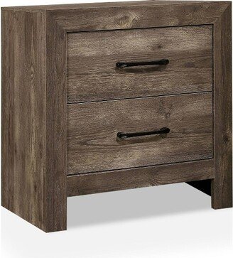 Great Basin 2 Drawer Nightstand Rustic Natural Tone - HOMES: Inside + Out