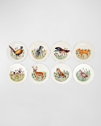 Wildlife Assorted Dinner Plates, Set of 8