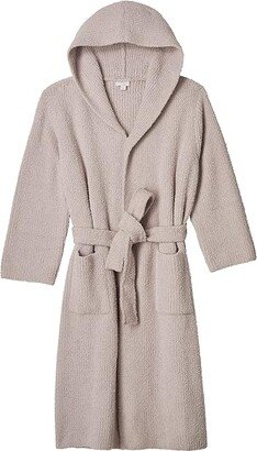 CozyChic(r) Ribbed Hooded Robe (Silver Ice) Women's Robe