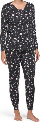 TJMAXX Smooth Stars Brushed Jogger Pajama Set For Women