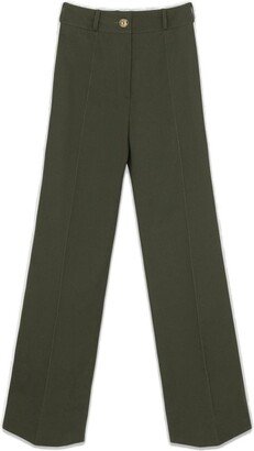 Low Rise Flared Trousers-AA