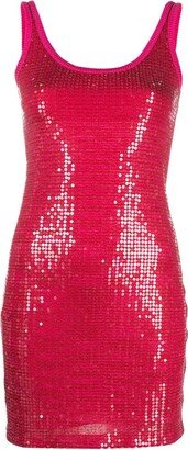 Sequined Sleeveless Minidress