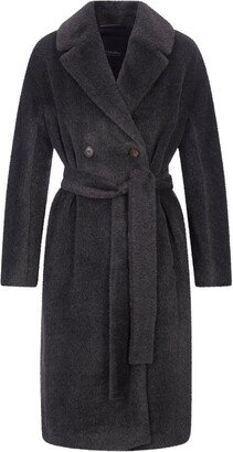 'S Max Mara Belted Long-Sleeved Coat-AR