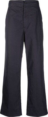 Mid-Rise Wide-Leg Trousers-AH