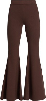 Kiki Ponte Flared Pull-On Pants