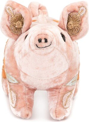 Embroidered Pig Soft Toy-AA