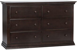 TONWIN Wooden Dresser with 6 Drawers Modern Bedroom Storage Furniture Antique