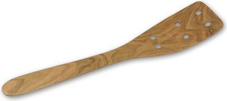 Berard Handcrafted Olive Wood 13 Inch Curved Slotted Spatula