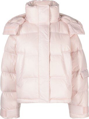 Steilia down-filled cropped puffer jacket