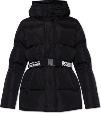 Logo Printed Padded Puffer Jacket-AA