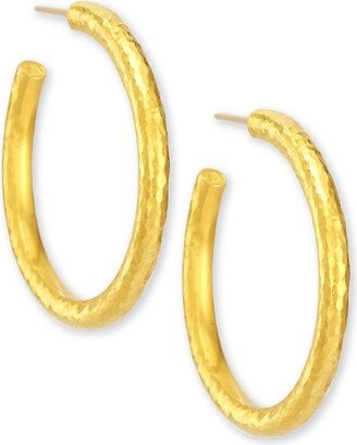 Skittle Collection 24k Hoop Earrings