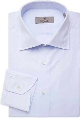 Modern Fit Solid Dress Shirt-AB