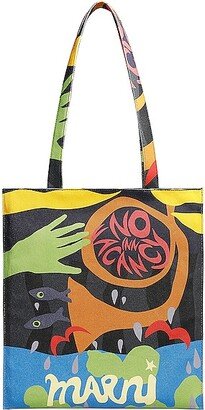 X No Vacancy Inn Flat Tote In Neptune in Black