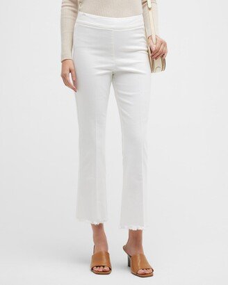 Leo Frayed Cropped Denim Pants