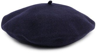 Four-Stitch Logo-Detail Beret