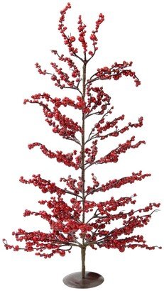 Northlight 30 Festive Artificial Red Berries Decorative Christmas Tree - Unlit