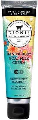 Water Flowers & Sea Salt Hand & Body Goat Milk Cream