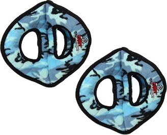 Tuffy Ultimate 3WayRing Camo Blue, 2-Pack Dog Toys