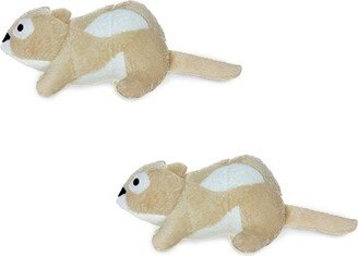 Mighty Jr Nature Chipmunk, 2-Pack Dog Toys