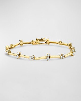 Diamond Cocktail Bar Eternity Bracelet