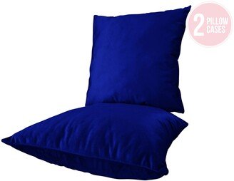 Navy Velvet Pillow Covers Pack Of 2