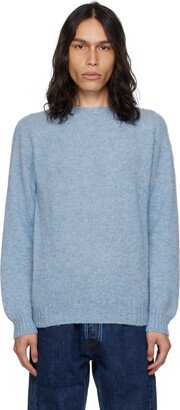 Blue Brushed Sweater-AA